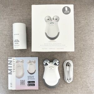 NuFace Mini Toning Device in White and Silver